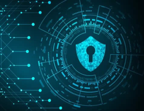 Illustration numérique d’un système de protection des données représentant la sécurité et la confidentialité des tests ADN