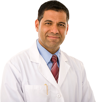 Médecin expert en blouse blanche apportant conseil et accompagnement pour un test ADN de paternité